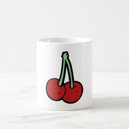 Twee kersen koffiemok (Center)