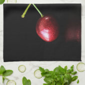 Twee kersen ktcnm theedoek (Gevouwen)