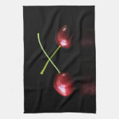 Twee kersen ktcnm theedoek (Verticaal)