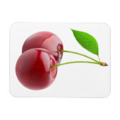 Twee kersen magneet (Horizontaal)