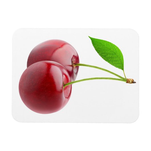 Twee kersen magneet (Horizontaal)