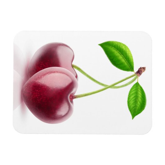 Twee kersen magneet (Horizontaal)