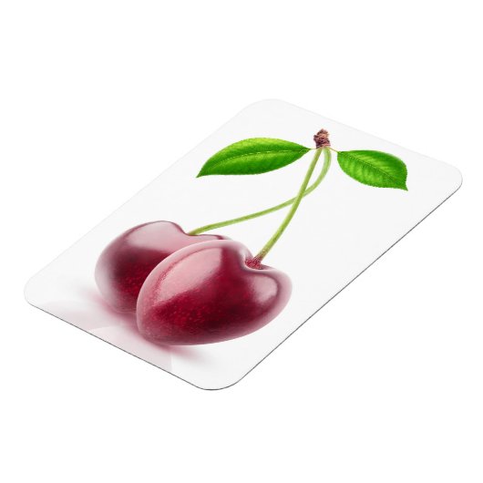 Twee kersen magneet (Linkerzijde)