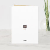 Twee kersen op rode Valentijn Kaart (Achterkant)