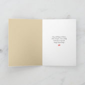 Twee kersen op rood voor mijn vrouw Jubileum Kaart (Binnen)