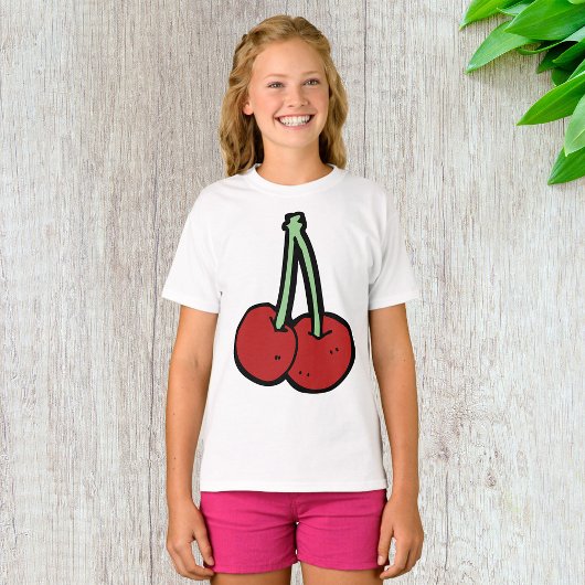 Twee kersen t-shirt