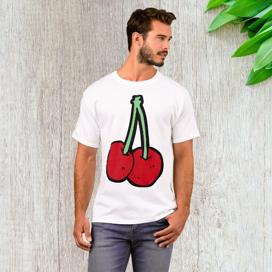 Twee kersen t-shirt
