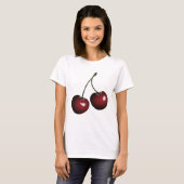 Twee kersen t-shirt (Voorkant volledig)
