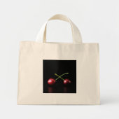 Twee kersen tcna mini tote bag (Voorkant)