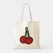 Twee kersen tote bag (Achterkant)