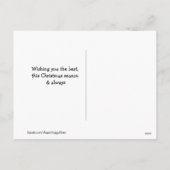 Twee kerst met feestdag Golden Retriever Feestdagenkaart (Achterkant)