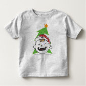 Twee kerst met voorste teef kinder shirts (Voorkant)