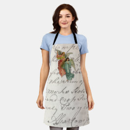 Twee kerstangels - Victoriaans goddelijke religie Schort