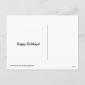 Twee kerstfeestdagen Golden Retrievers Feestdagenkaart (Achterkant)