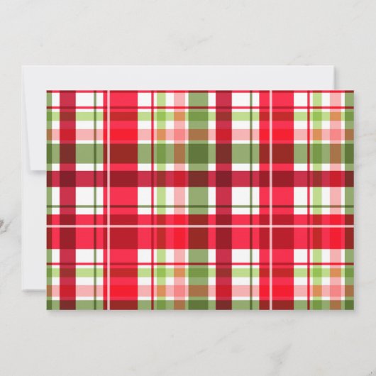 Twee kerstfeestdagen tweede foto kaart (Achterkant)