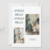 Twee kerstfoto's | Jingle Bells Jingle Bells (Voorkant)