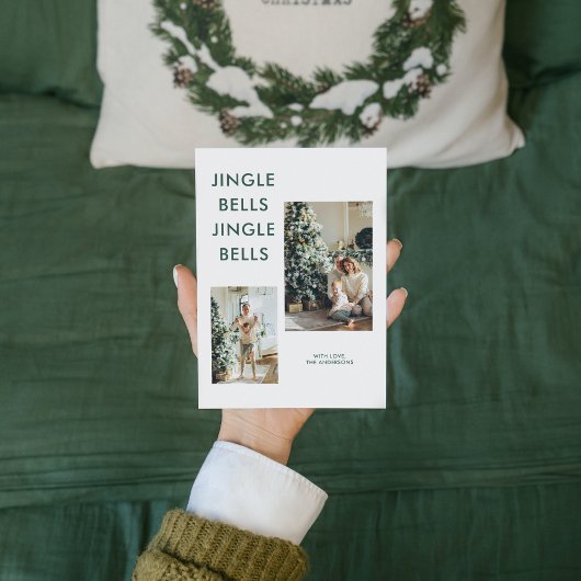 Twee kerstfoto's | Jingle Bells Jingle Bells