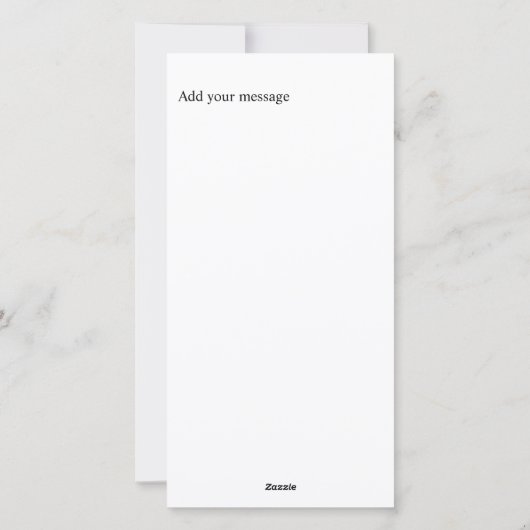 Twee kerstfoto's rood bericht op achterste familie feestdagenkaart (Achterkant)