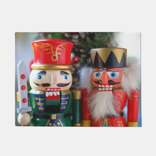 Twee kerstgekken deurmat (Voorkant)