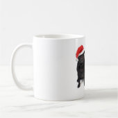 Twee kerstpugs koffiemok (Links)