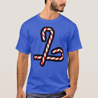 Twee kerstsnoepjes t-shirt