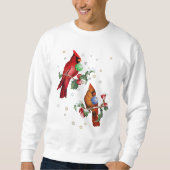 Twee kerstvogels Shirten Trui (Voorkant)