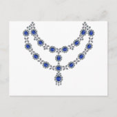 Twee Ketting voor Strand Sapphire Briefkaart (Voorkant)