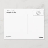 Twee kikkers hangen uit briefkaart (Achterkant)