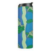 Twee kikkers patroon thermosbeker (Gedraaid links)