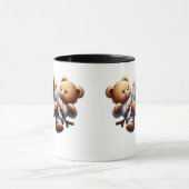 Twee kimono-geluiden staan tegenover elkaar. mok (Midden)