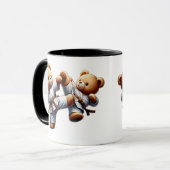 Twee kimono-geluiden staan tegenover elkaar. mok (Voorkant links)