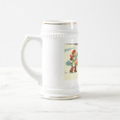 Twee kinderen en een hond bierpul (Links)