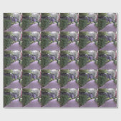 twee kinderen in het park cadeaupapier (Vlak)