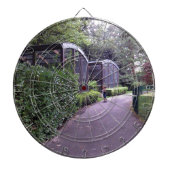 twee kinderen in het park dartbord (Voorkant)