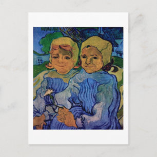 Twee kinderen, Van Gogh Fine Art Briefkaart