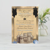 Twee Kings Aangepaste huwelijksuitnodigingen Kaart (Staand voorkant)