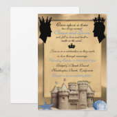 Twee Kings Aangepaste huwelijksuitnodigingen Kaart (Voorkant / Achterkant)