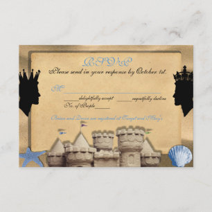 Twee Kings Custom Gay Wedding RSVP-kaarten RSVP Kaartje