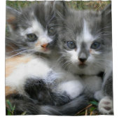 Twee Kittens Douchegordijn (Voorkant)