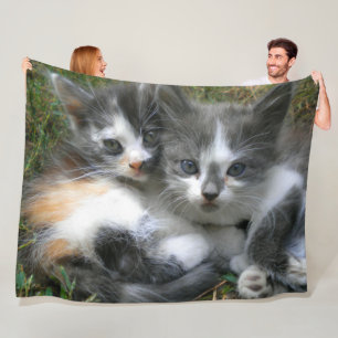 Twee Kittens Fleece Deken