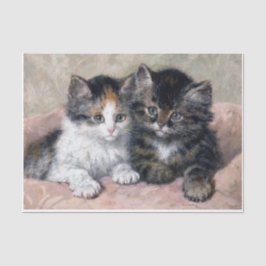 Twee Kittens · Henriette Ronner-Knip (1821-1909) Tissuepapier