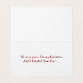 Twee Kittens in Santa Hats Merry-Kaart Kaart (Binnenkant ongevouwen)
