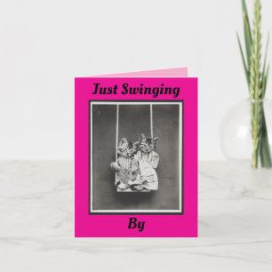 Twee Kittens op een draaiende Kaart