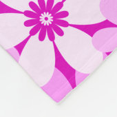 Twee Kittens op roze achtergrond Fleece Deken (Hoek)