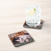 Twee Kittens Snuggle van Henriëtte Ronner-Knip Bier Onderzetter (Rechterzijde)