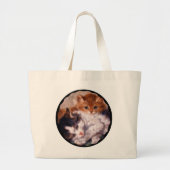Twee Kittens Snuggle van Henriëtte Ronner-Knip Grote Tote Bag (Voorkant)