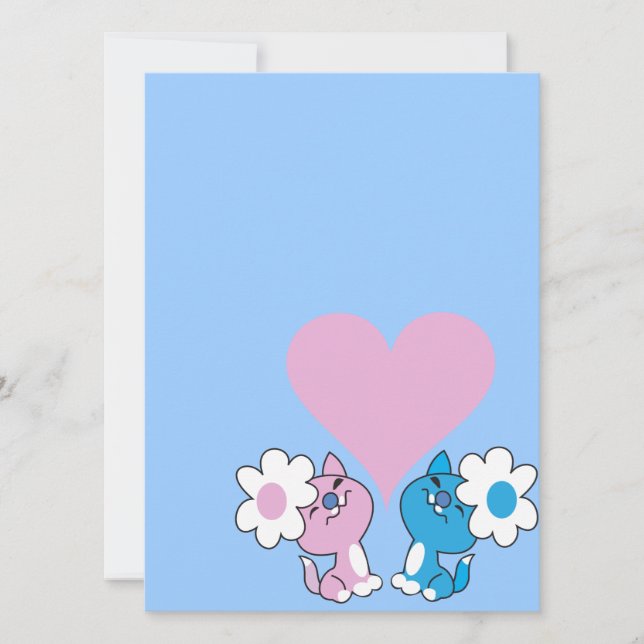 Twee kittens uit liefde (Voorkant)