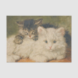 Twee Kittens van Henriette Ronner-Knip Tissuepapier