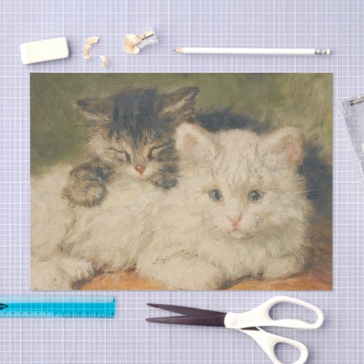 Twee Kittens van Henriette Ronner-Knip Tissuepapier (Craft)