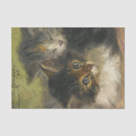 Twee Kittens van Henriette Ronner-Knip Tissuepapier